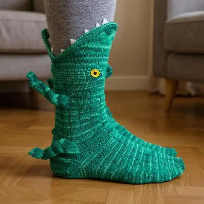 Tier-Umarmungs-Socken | Handgefertigt, weiche Baumwolle