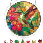 Acryl Puzzle-Fensterbild mit Lebensbaum-Motiv