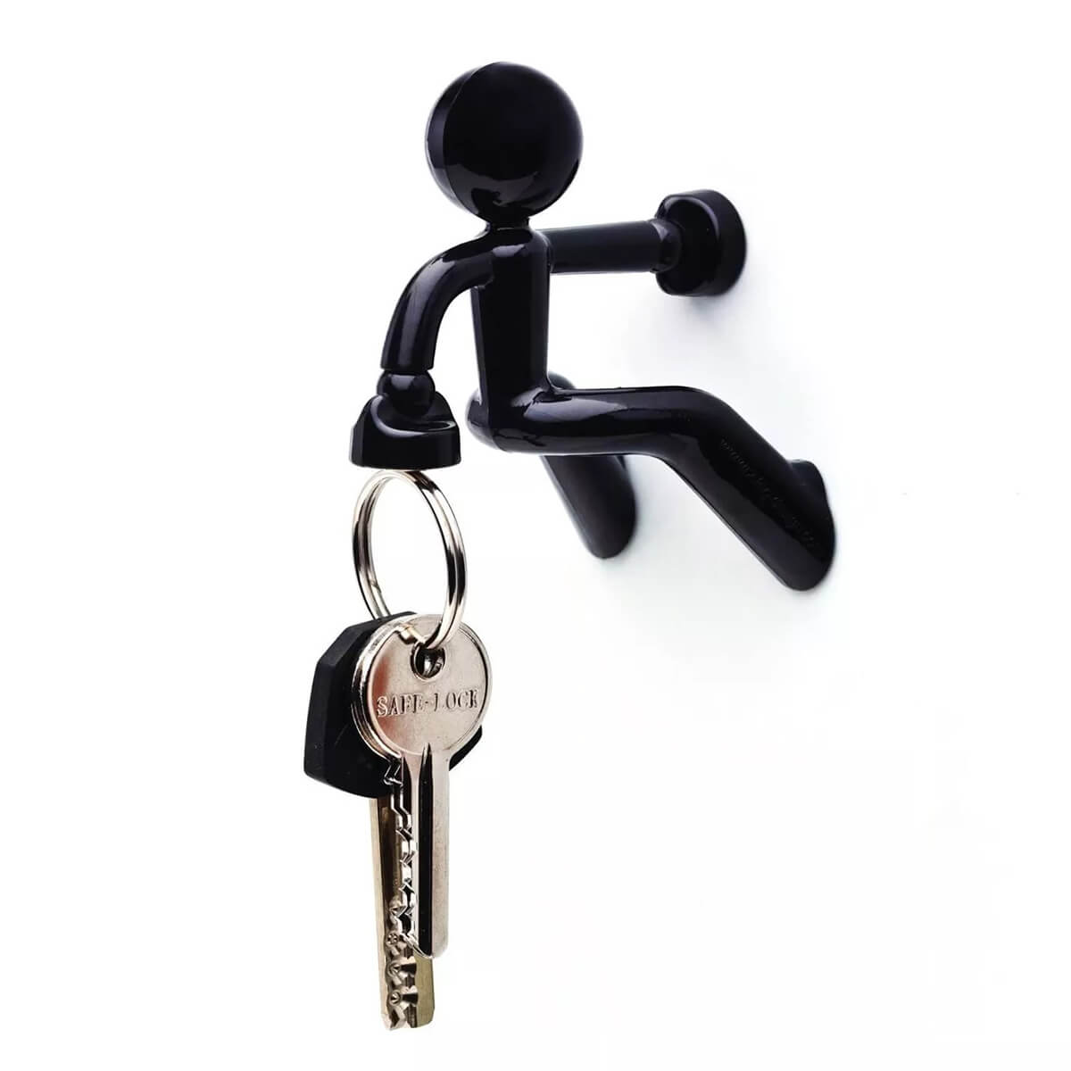 Magnetischer Schlüsselhalter mit Wandmontage – Schwarz