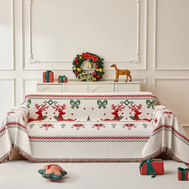 Festlicher Sofabezug mit eleganter, elastischer Passform