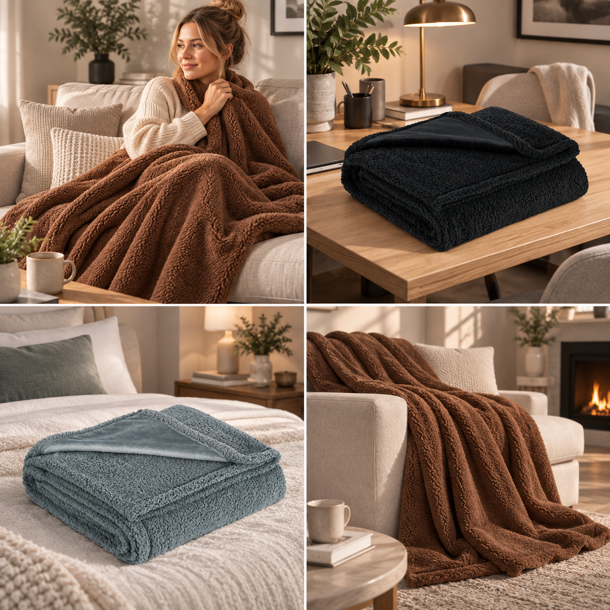 Kuscheldecke wasserdicht mit weichem Fleece