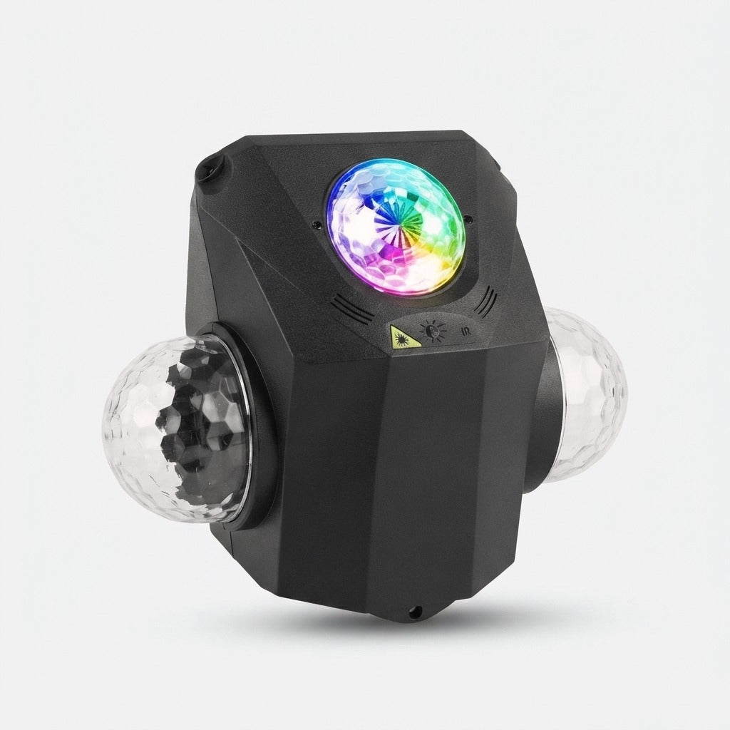 Disco-Projektor mit Laser und 720° Rundumlicht