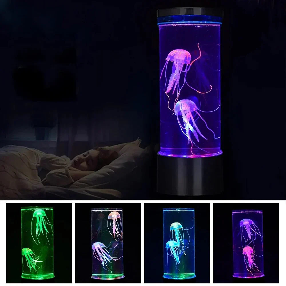 LED Quallenlampe mit Farbwechsel-Licht