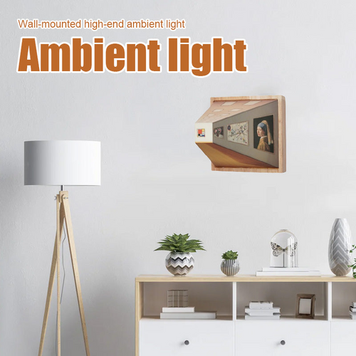 3D LED Wandleuchte mit Sichteffekten