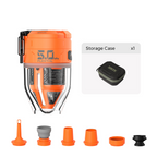 Luftpumpe mit LED-Beleuchtung – 2-in-1 Pumpe und Laterne