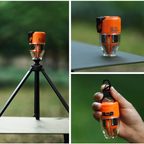 Luftpumpe mit LED-Beleuchtung – 2-in-1 Pumpe und Laterne