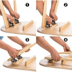 Klapphalter 90° Auto-Lock für Tischbeine