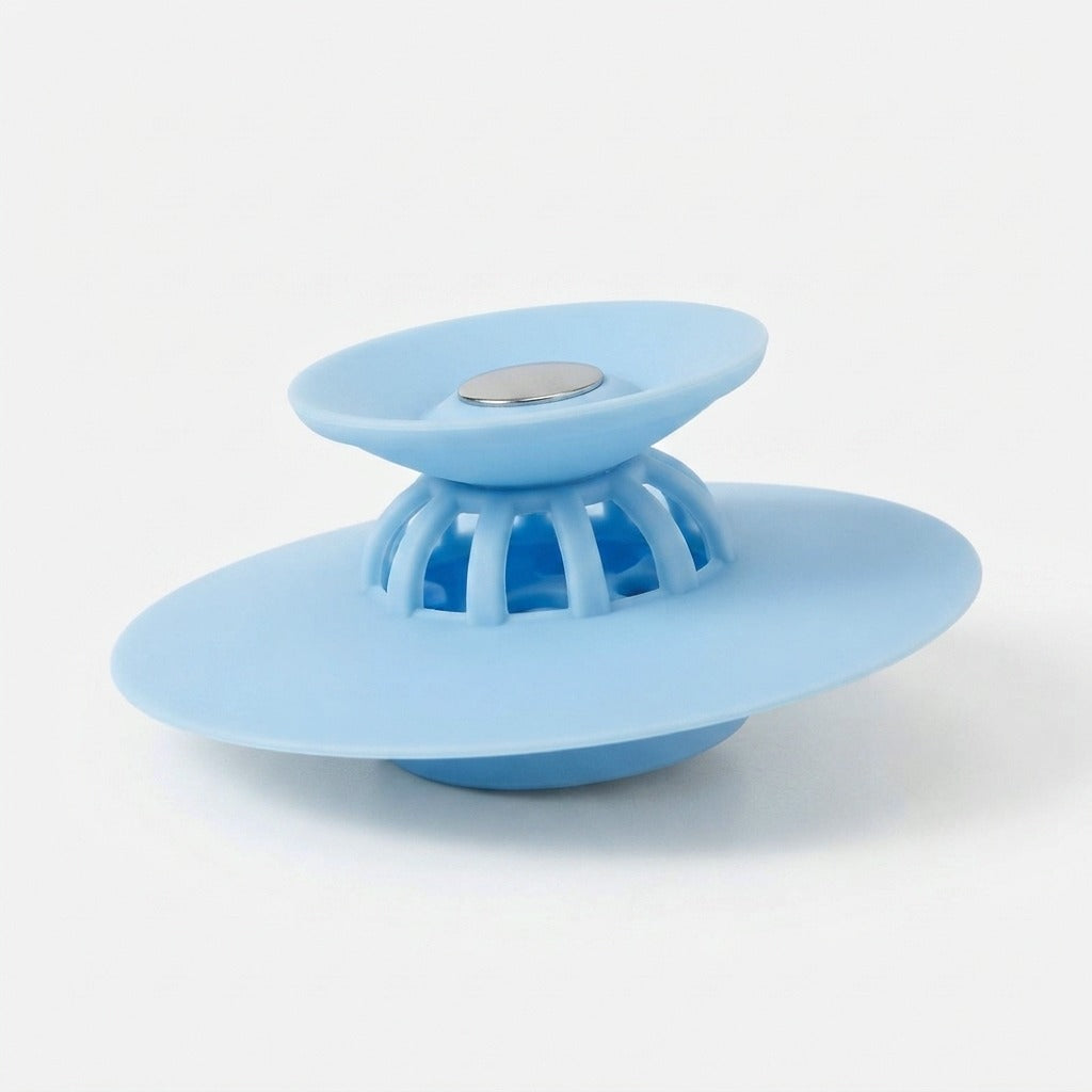 Abfluss-Stopper mit Haarsieb aus Silikon
