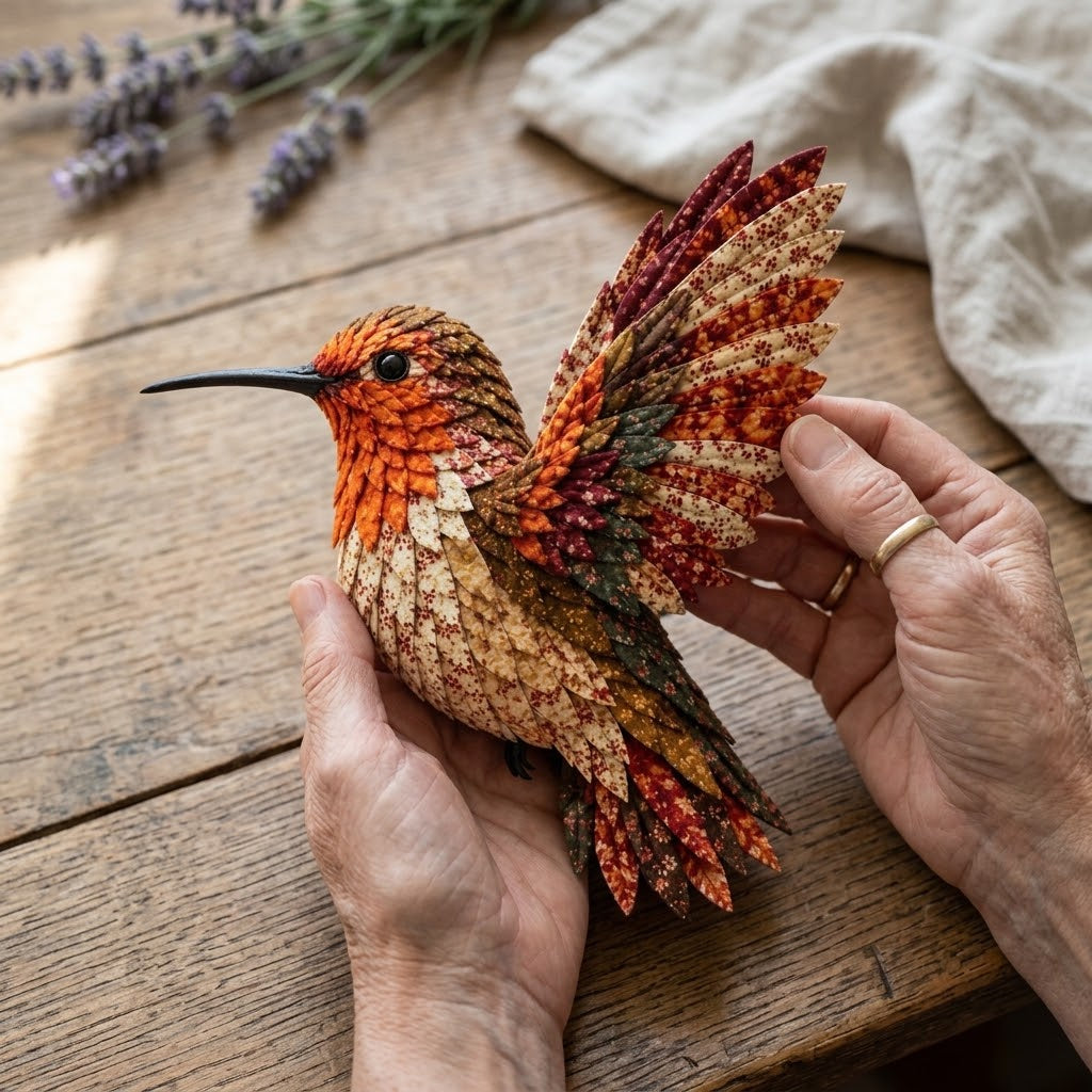 3D-Filz-Vogel Nähset mit Anleitung