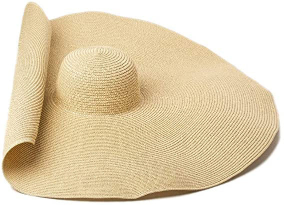 Strohhut mit breiter Krempe – Eleganter UV-Schutz für Sommer