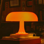 Pilz-Tischleuchte, dimmbar mit drei Lichtfarben, USB, Retro-Design