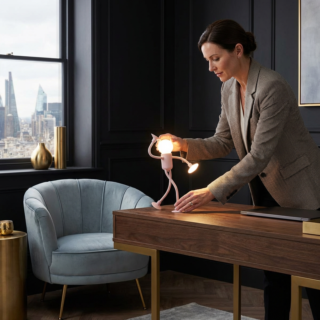 Flexible LED-Leuchte mit Saugnapf – Biegbare Arme
