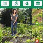 Ergonomische Gartenhacke mit langem Stiel