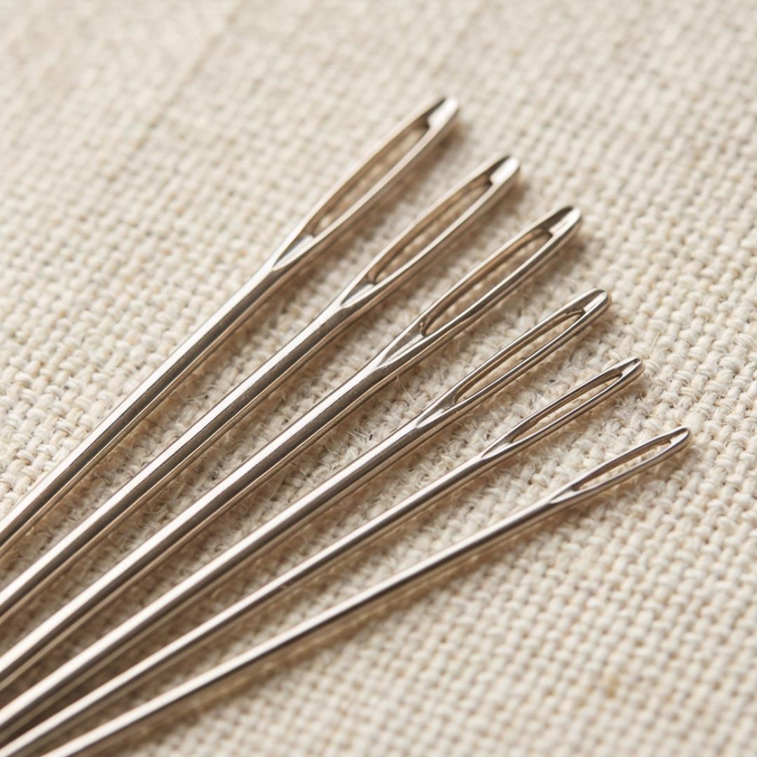 Stickerei-Set mit Bambus-Rahmen – 106 Stickmuster