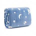 Kinderdecke, im Dunkeln leuchtend, weiches Flanell-Fleece