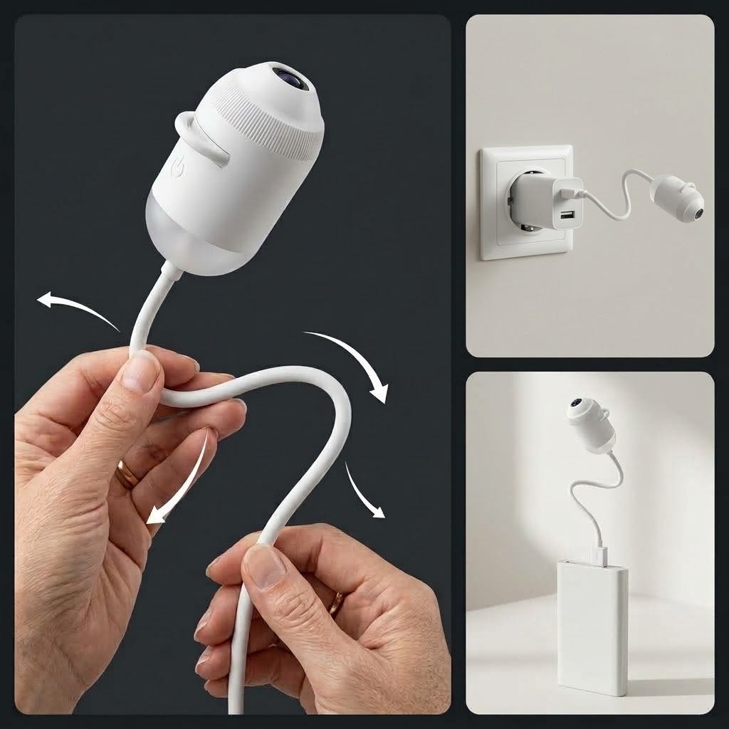 USB-Sternenhimmel-Projektor mit 12 Motiven