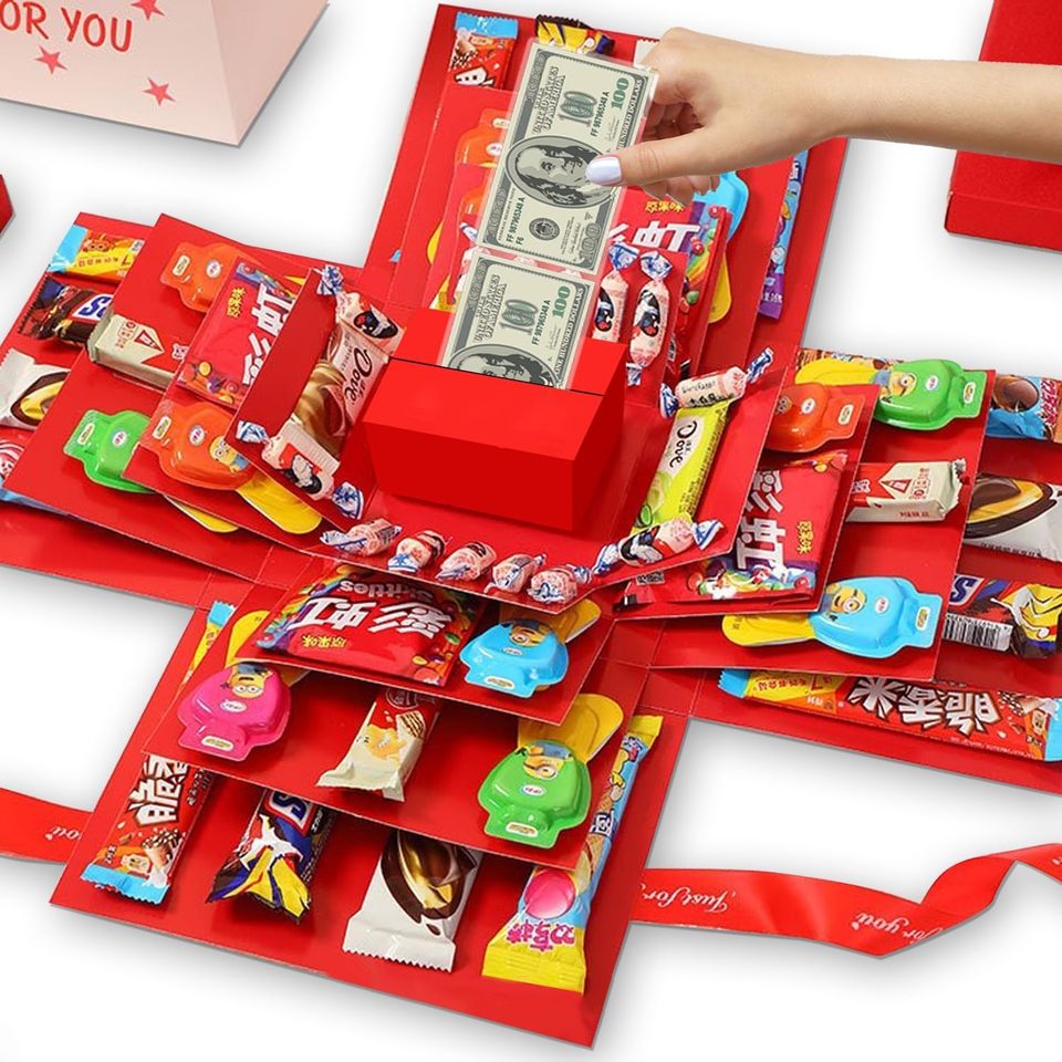 Explosive Geschenkbox 5-teilig zum Selbstbefüllen