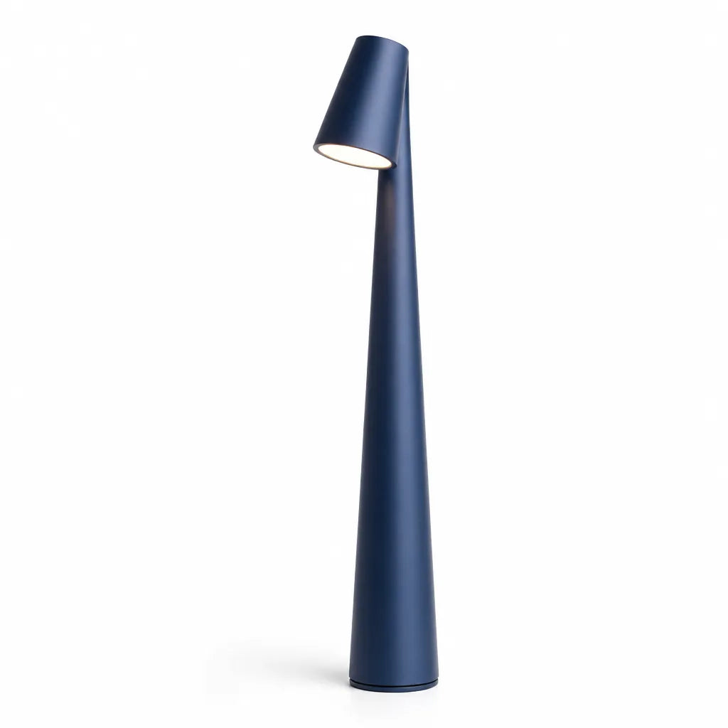 Akku-Tischlampe aus Aluminium, kabellos mit 3-stufigem Touch-Dimmer und USB-Aufladung
