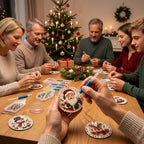 Diamond Painting Weihnachtsanhänger Set – 6-teilig