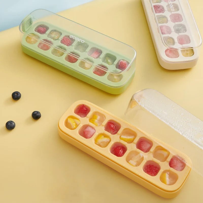 Eiswürfelform mit Press-Mechanismus – Perfekte Eiswürfel