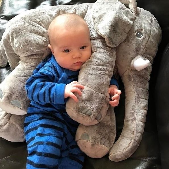 Elefant Kuschelkissen für Babys