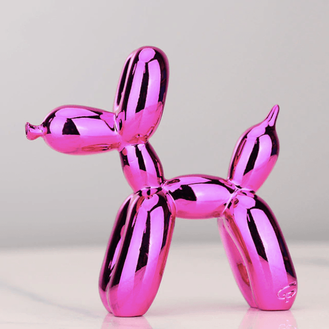Ballonhund Skulptur aus Harz – Moderne Dekoration