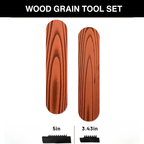 Holzmaserung-Roller Set für realistische Wandtexturen