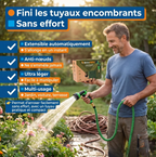 Knickfreier Gartenschlauch aus Nylon – Dehnbar und ultraleicht
