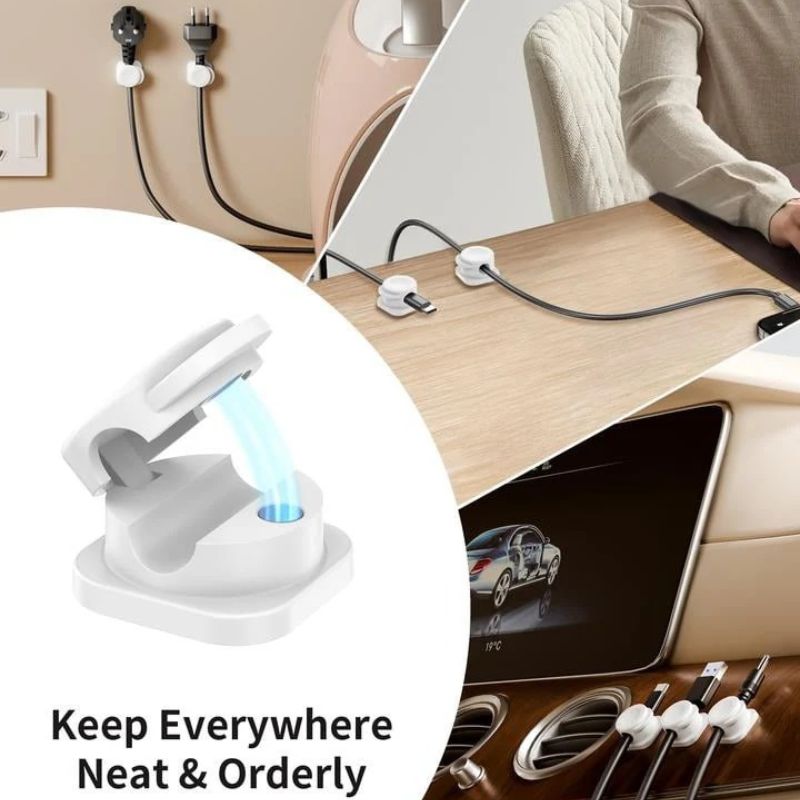 Magnetische Kabelclips – Ordnung für Ladekabel und Kabel