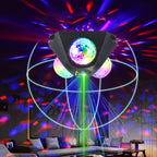 Disco-Projektor mit Laser und 720° Rundumlicht