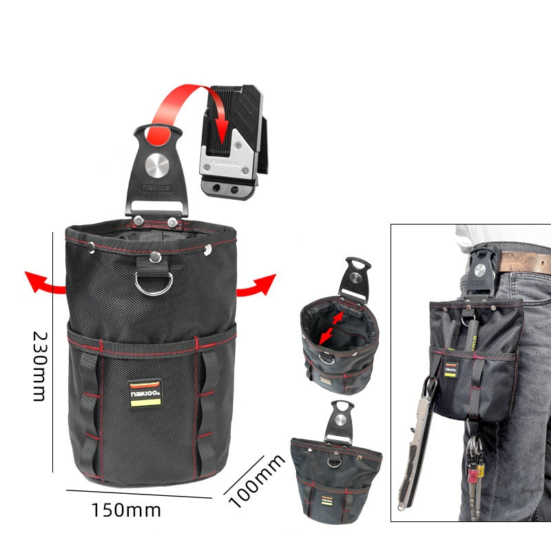 Werkzeugtasche mit Gürtelclip für sofortigen Zugriff
