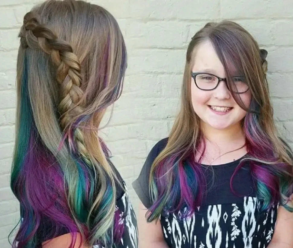 Haar-Farbkämme 10er Set | Leuchtende Farben, sanft & vielseitig