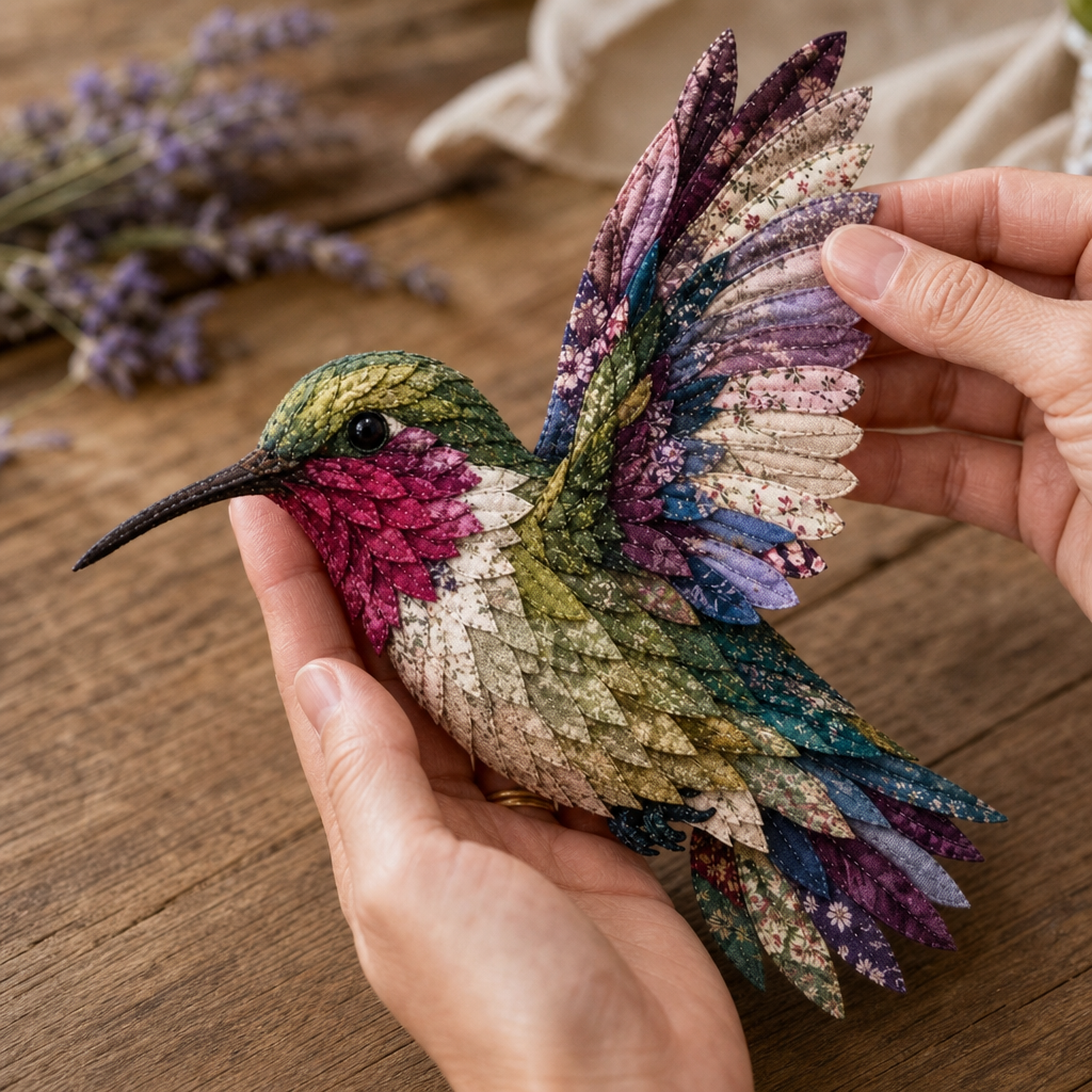 3D-Filz-Vogel Nähset mit Anleitung