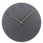 Wanduhr skandinavischen Stil – Lautlos mit Walnusszeiger