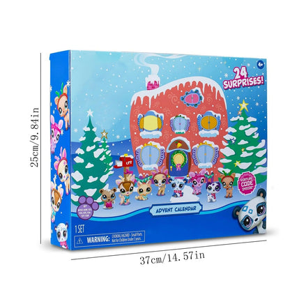 Adventskalender Tierfiguren | 24 magische Mini-Spielzeuge