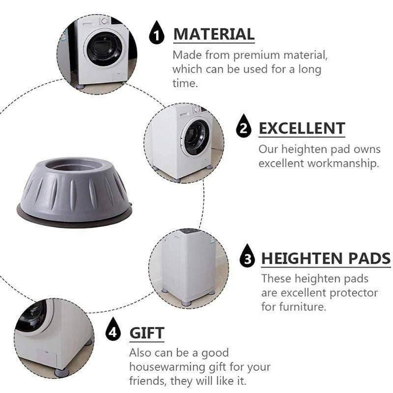 Vibrationsdämpfer 8er Set | Schützen & stabilisieren Geräte sanft