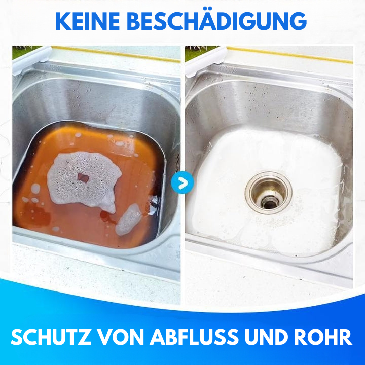 Abflussreiniger gegen hartnäckige Verstopfungen