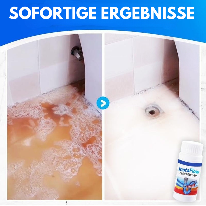 Abflussreiniger gegen hartnäckige Verstopfungen