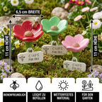 Blumenförmige Bienen-Tränke – Bunte Wasserspender für den Garten