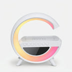 LED-Weckerlampe mit Bluetooth-Lautsprecher und kabellosem Laden