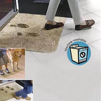 Saugstarke Fussmatte aus Mikrofaser mit Antislip-Rückseite