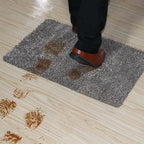 Saugstarke Fussmatte aus Mikrofaser mit Antislip-Rückseite
