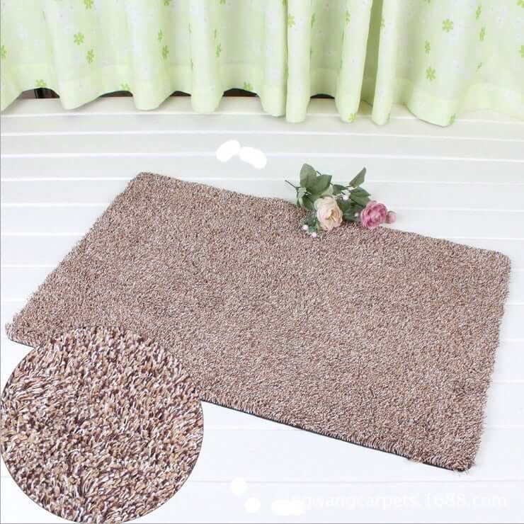Saugstarke Fussmatte aus Mikrofaser mit Antislip-Rückseite