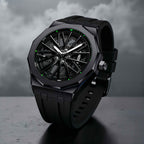 Sportuhr mit Automobildesign – Silikonarmband