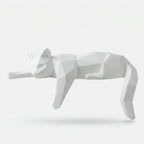 Polygon Katzenfigur aus Papier