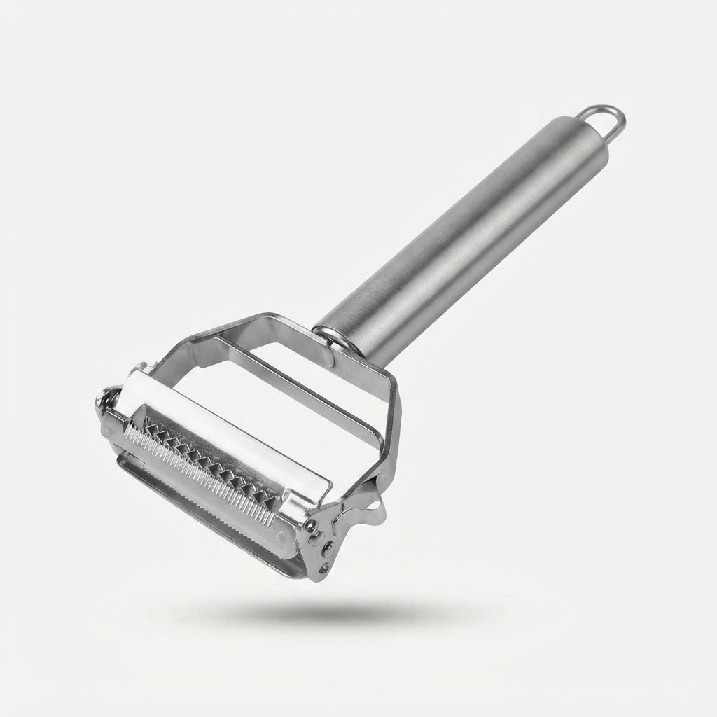 Gemüseschäler Edelstahl mit Julienne-Klinge