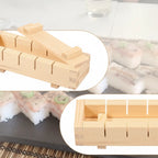 Sushi-Presse aus Holz – Perfekte Rollen zu Hause