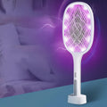 Elektrische Fliegenklatsche mit UV-Zapper-Lampe 2-in-1