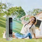Turmventilator flügellos mit 360°-Luftzirkulation