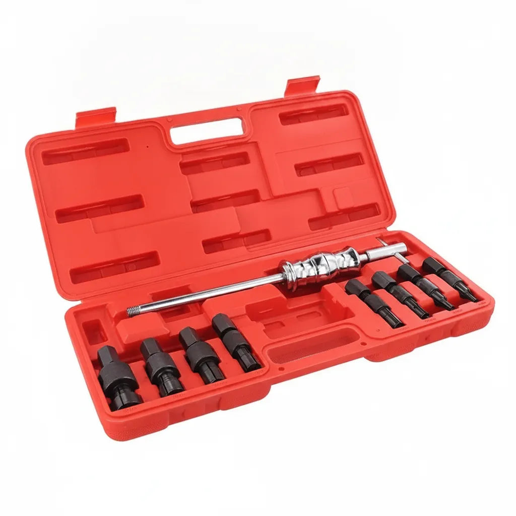 Blindloch-Innenlagerpuller Set mit Gleithammer, 8–32 mm, 9-teilig